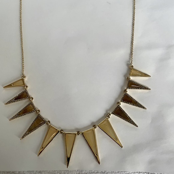 House of Harlow Echelon Collar Necklace in Gold - Picture 3 of 12